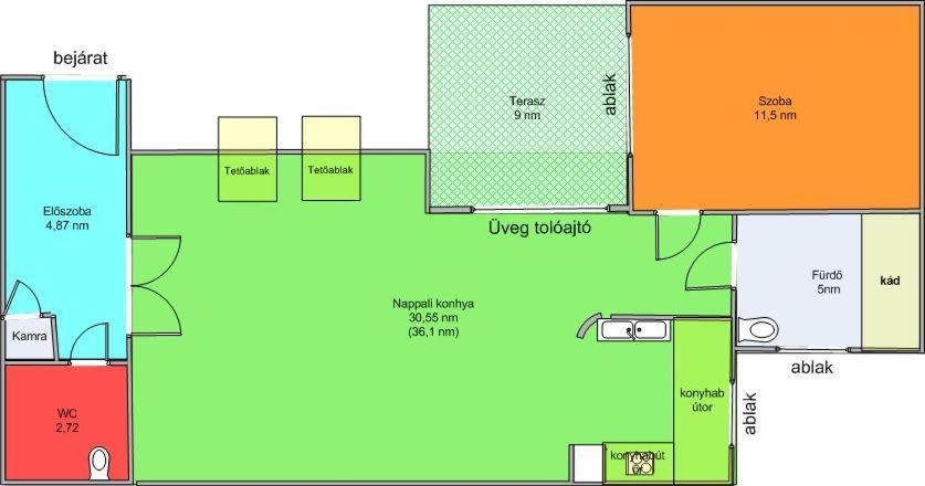 Hb Downtown Sunny Apartman Budapest Luaran gambar